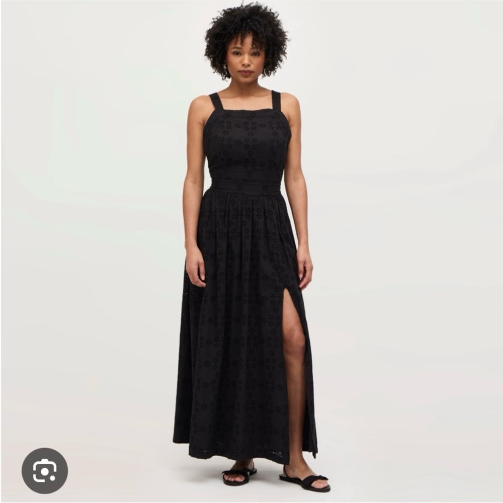 HILL HOUSE NWT Elegant Black Sleeveless Maxi Dress